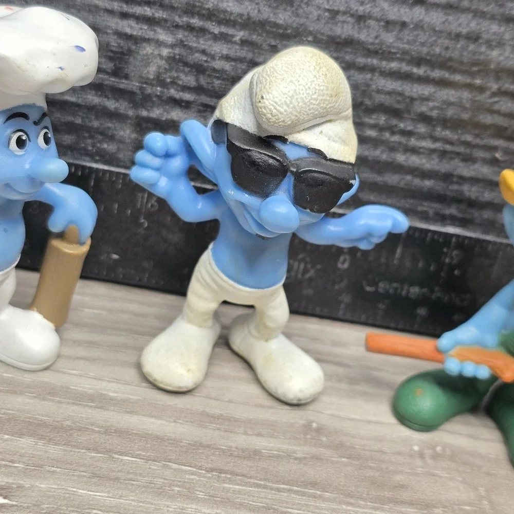 2011-2013 SMURFS Figures Lot Farmer Smooth Baker McDonalds Happy Meal
